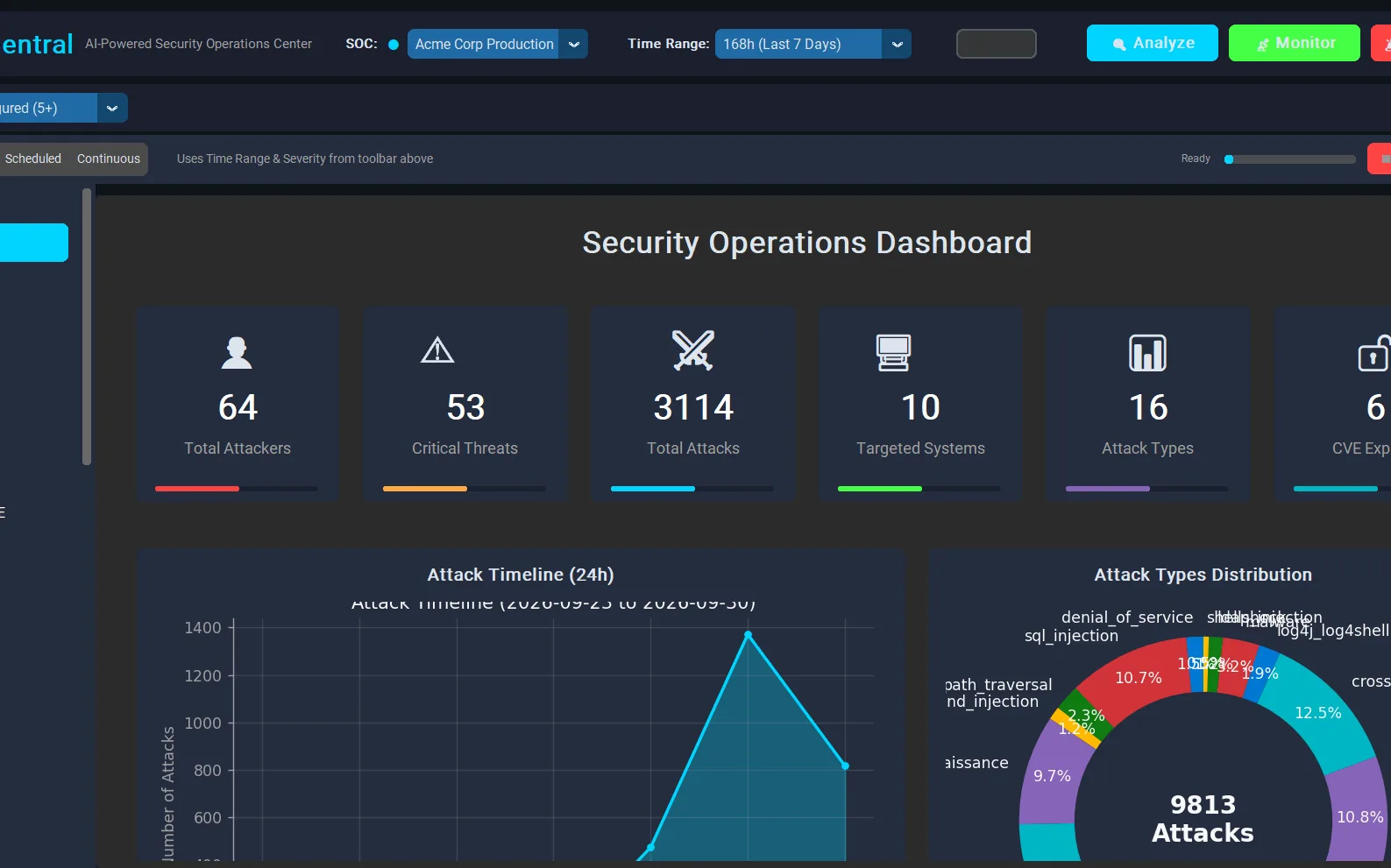 AI-SOCCentral AI-SOCCentral main window screenshot